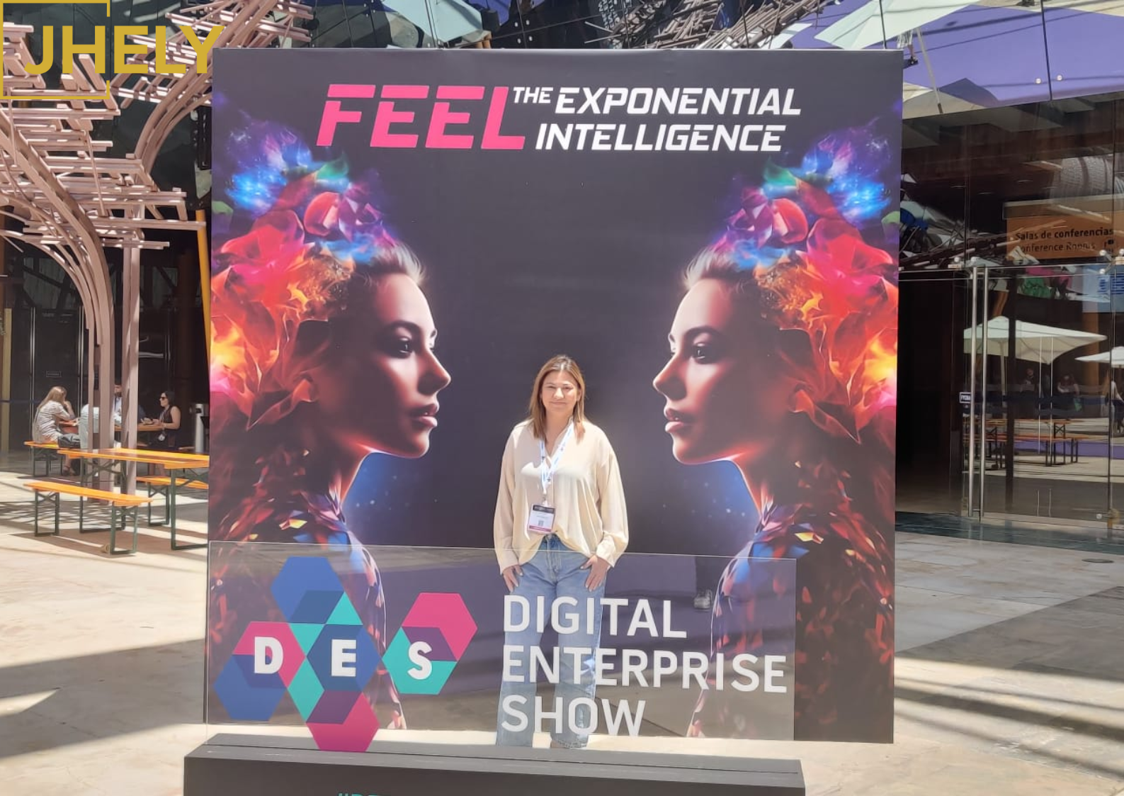 JHELY Global asistió como Invitado VIP Especial en la Feria Digital Enterprise Show en Málaga