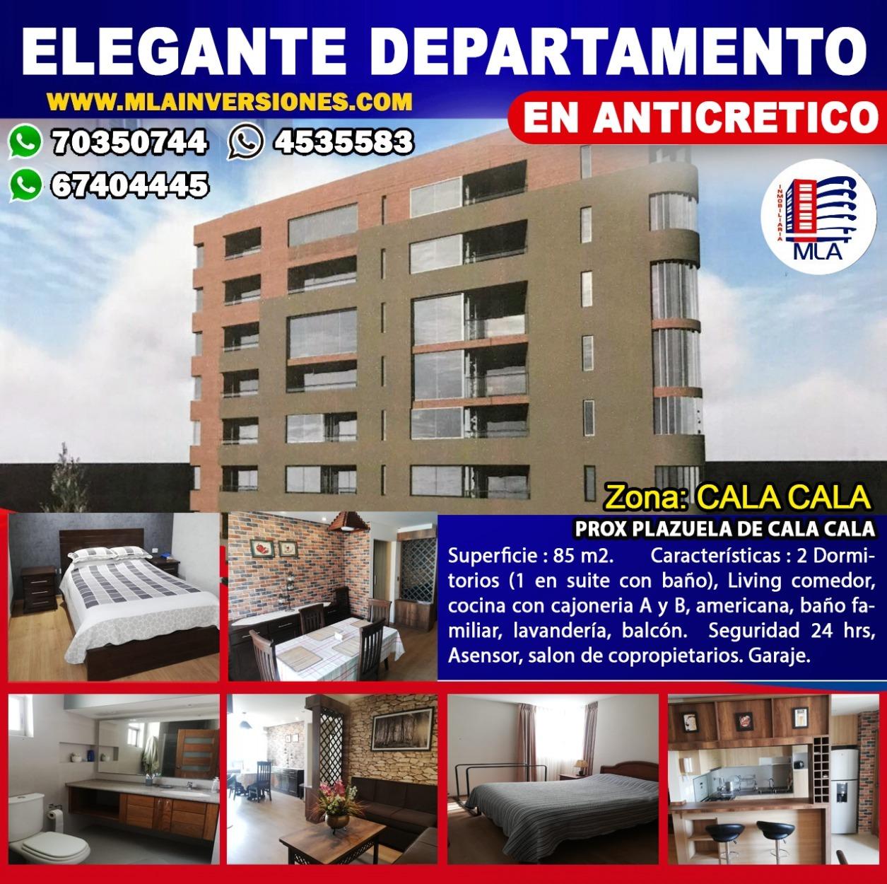 Elegante Dpto en Anticretico!