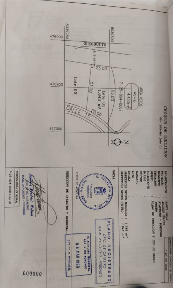 Espectacular terreno - en Venta