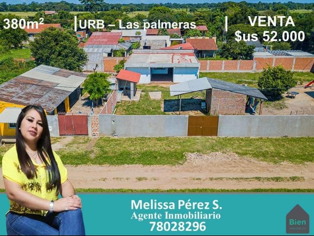 CASA EN VENTA EN ZONA OESTE URB. LAS PALMERAS