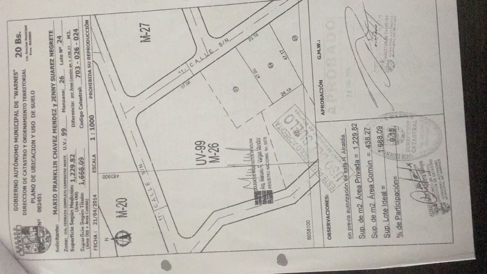 TERRENO EN VENTA EN COMPLEJO CAMPESTRE NORTE ISTRE 