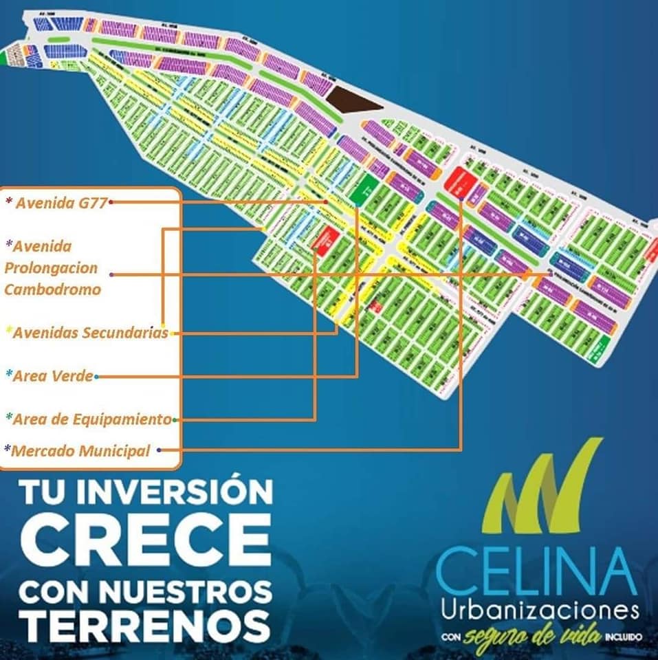 LOTE EN VENTA ZONA NORTE URBANIZACION CELINA 7