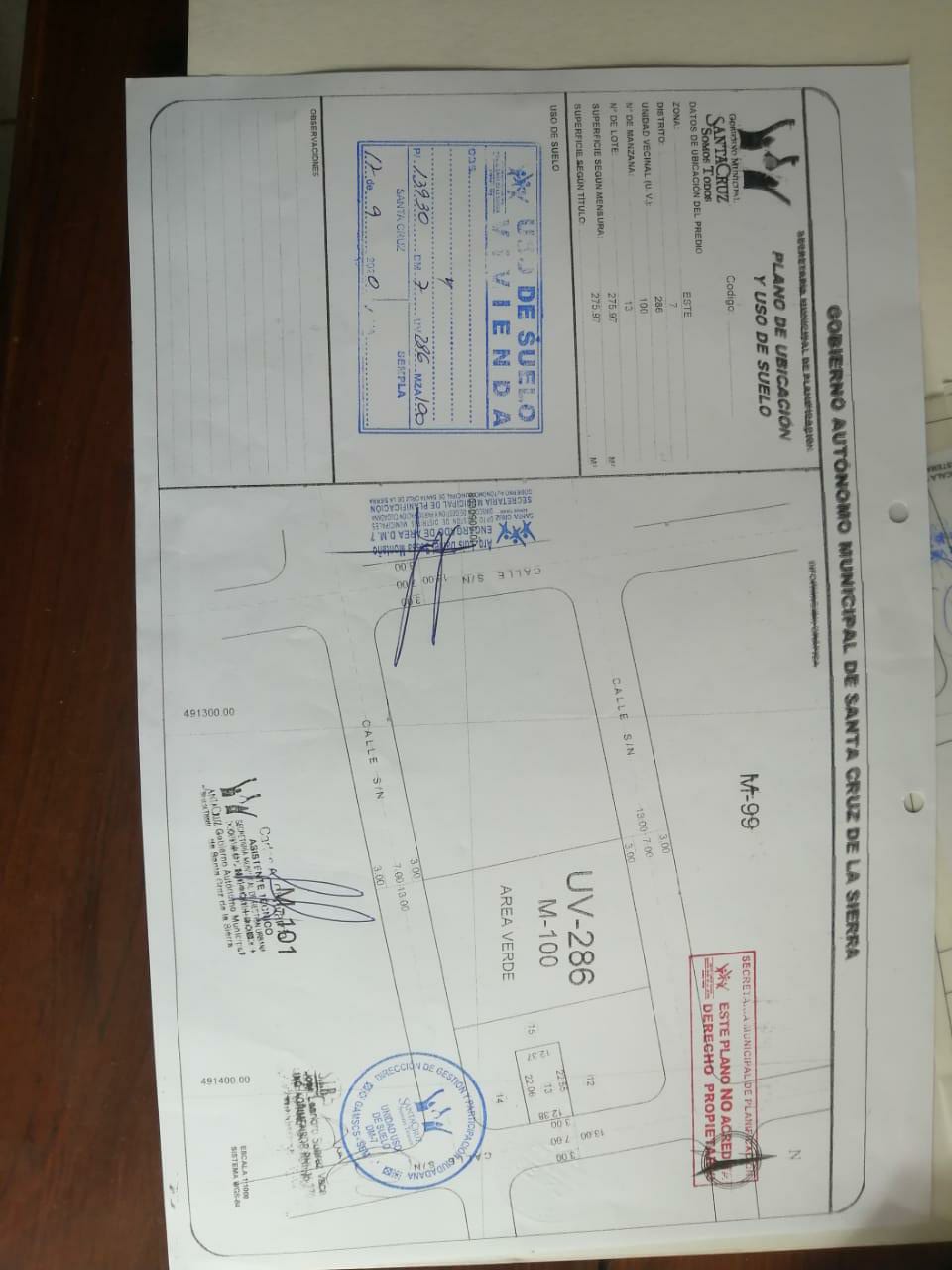 LOTE EN VENTA BARRIO UNION TERRADO 3