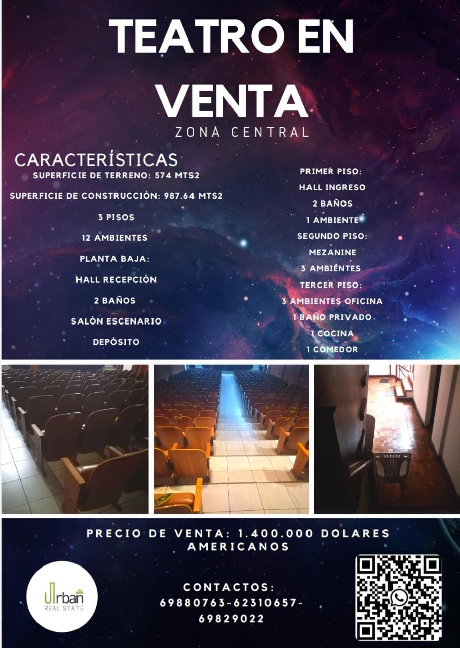 TEATRO EN VENTA