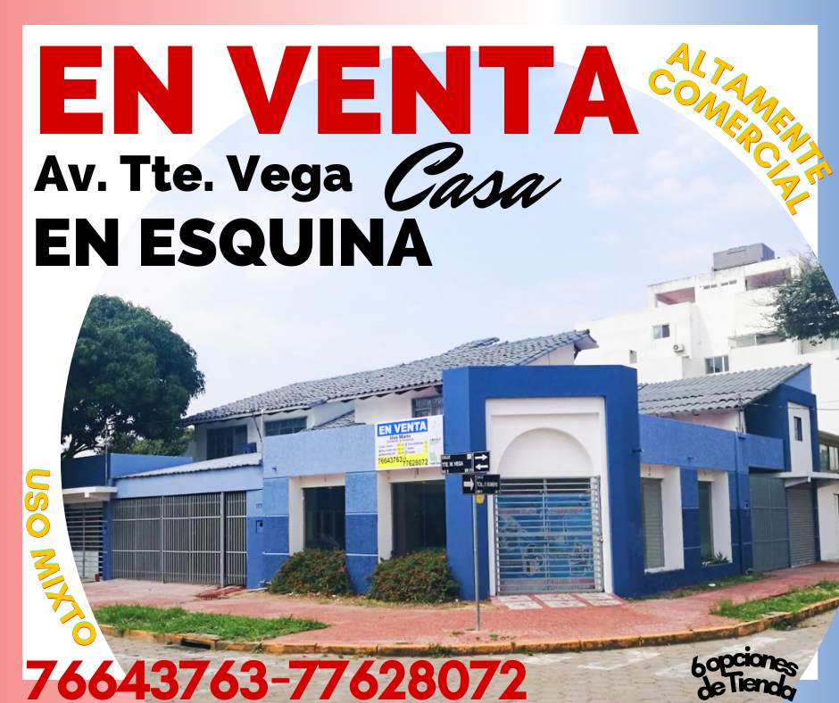 CASA COMERCIAL ¡EN ESQUINA!