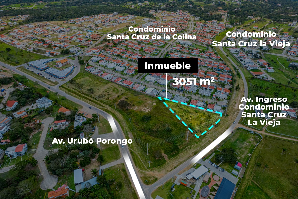 TERRENO EN VENTA EN URUBO, SOBRE CARRETERA A PORONGO