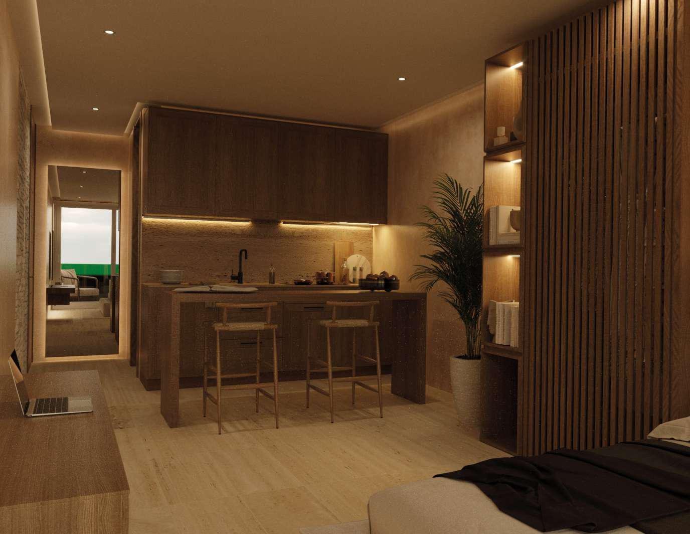 Estudio en Nivel 1 o 2 con Terraza Privada y Plunge Pool