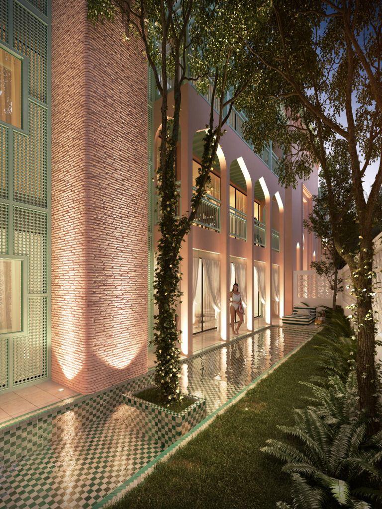 Ground House en Pink Riad en Planta Baja con Jardín Privado