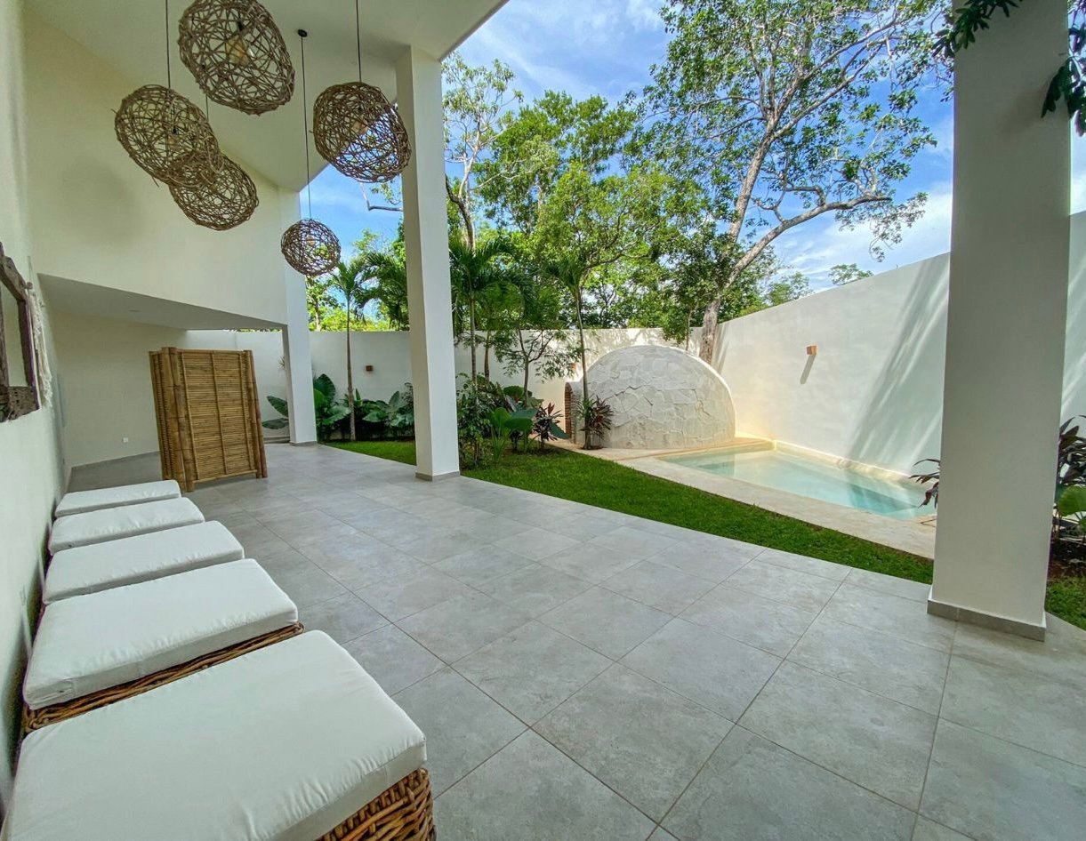 Estudio Amueblado con Terraza – DK Tulum, Región 15