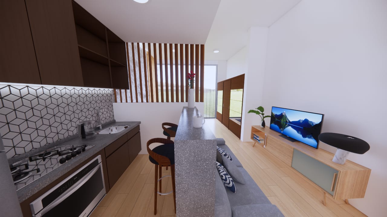 DEPARTAMENTO EN PREVENTA EDIFICIO KATY DE 1 DORMÍTORIO - INMUEBLE NUMERO 517