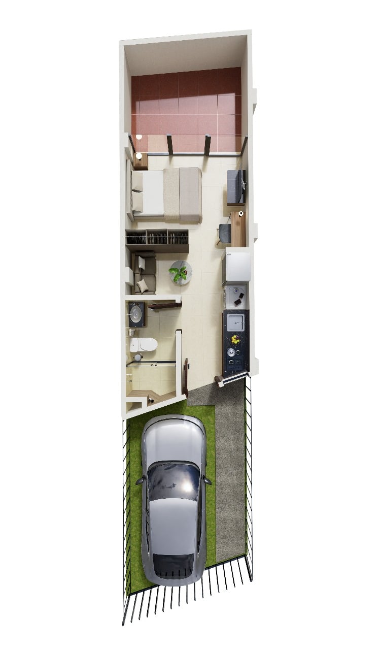 MONOAMBIENTE EN VENTA EN VALLE SANCHEZ - INMUEBLE NUMERO 28