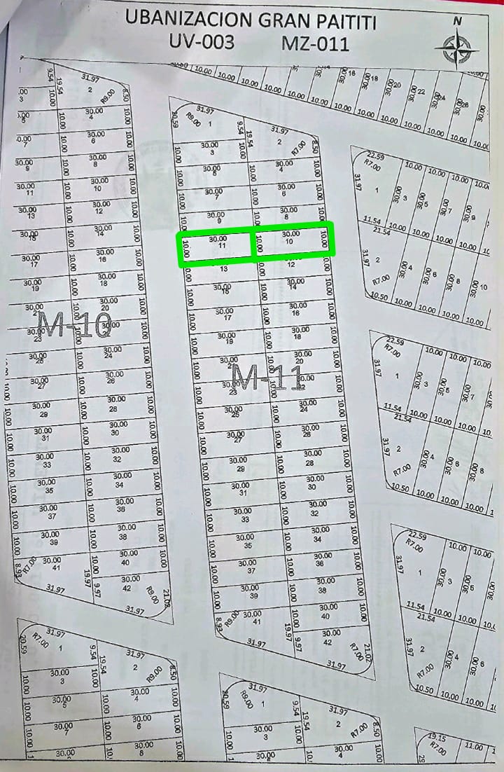 TERRENOS EN VENTA EN WARNES - INMUEBLE NUMERO 512