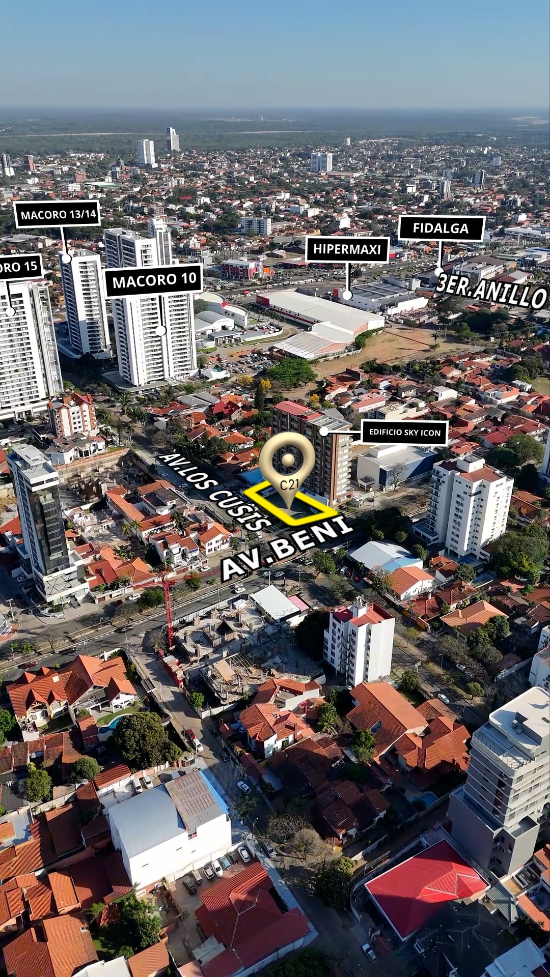 Terreno comercial estratégico en Av. Beni Y AV. Cusis