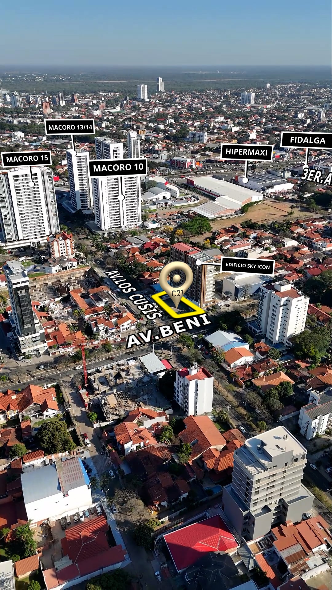 Terreno comercial estratégico en Av. Beni Y AV. Cusis