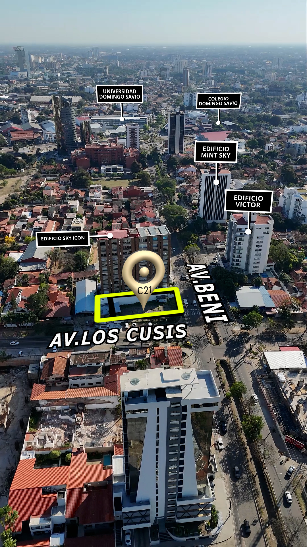 Terreno comercial estratégico en Av. Beni Y AV. Cusis