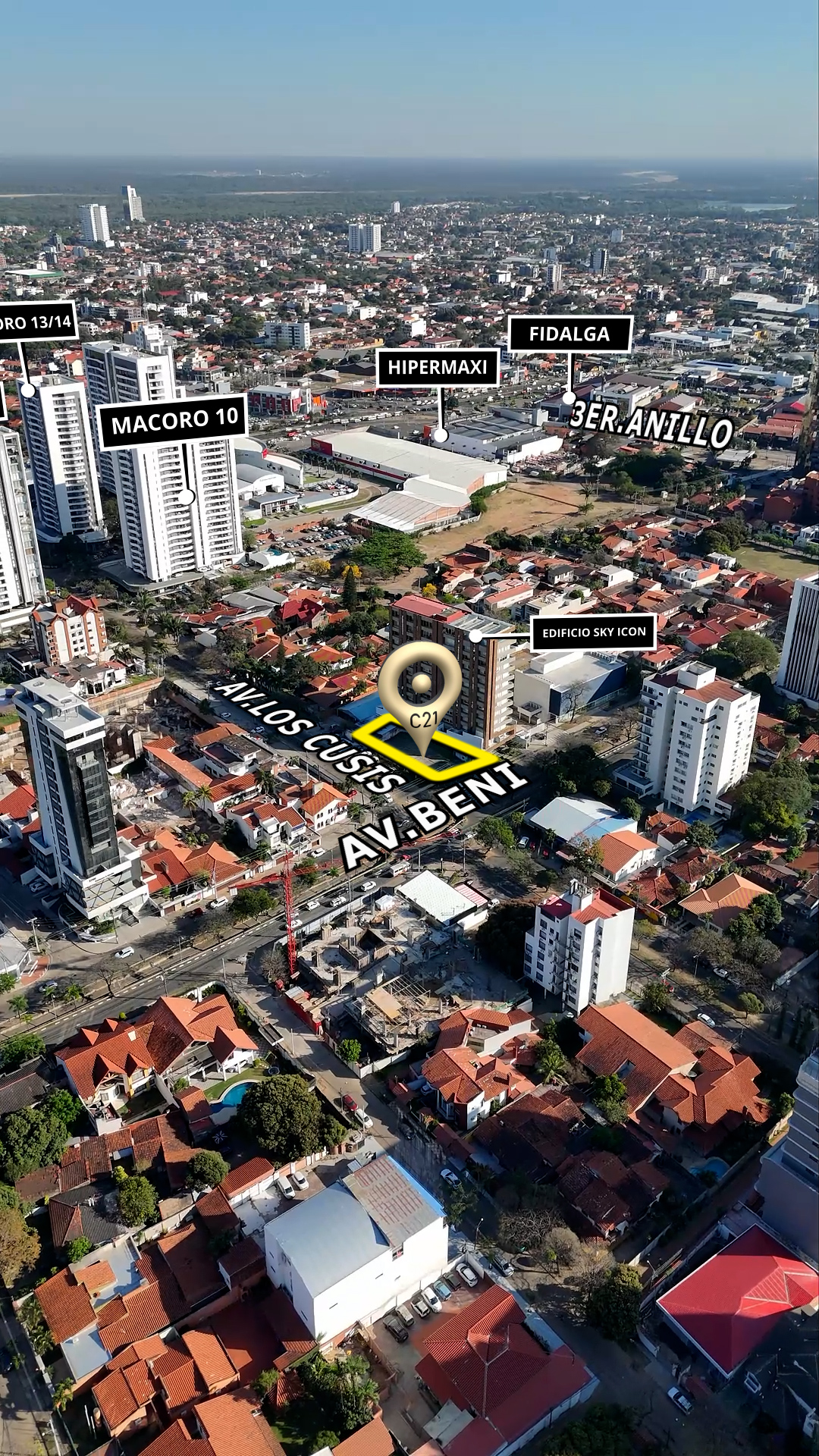 Terreno comercial estratégico en Av. Beni Y AV. Cusis