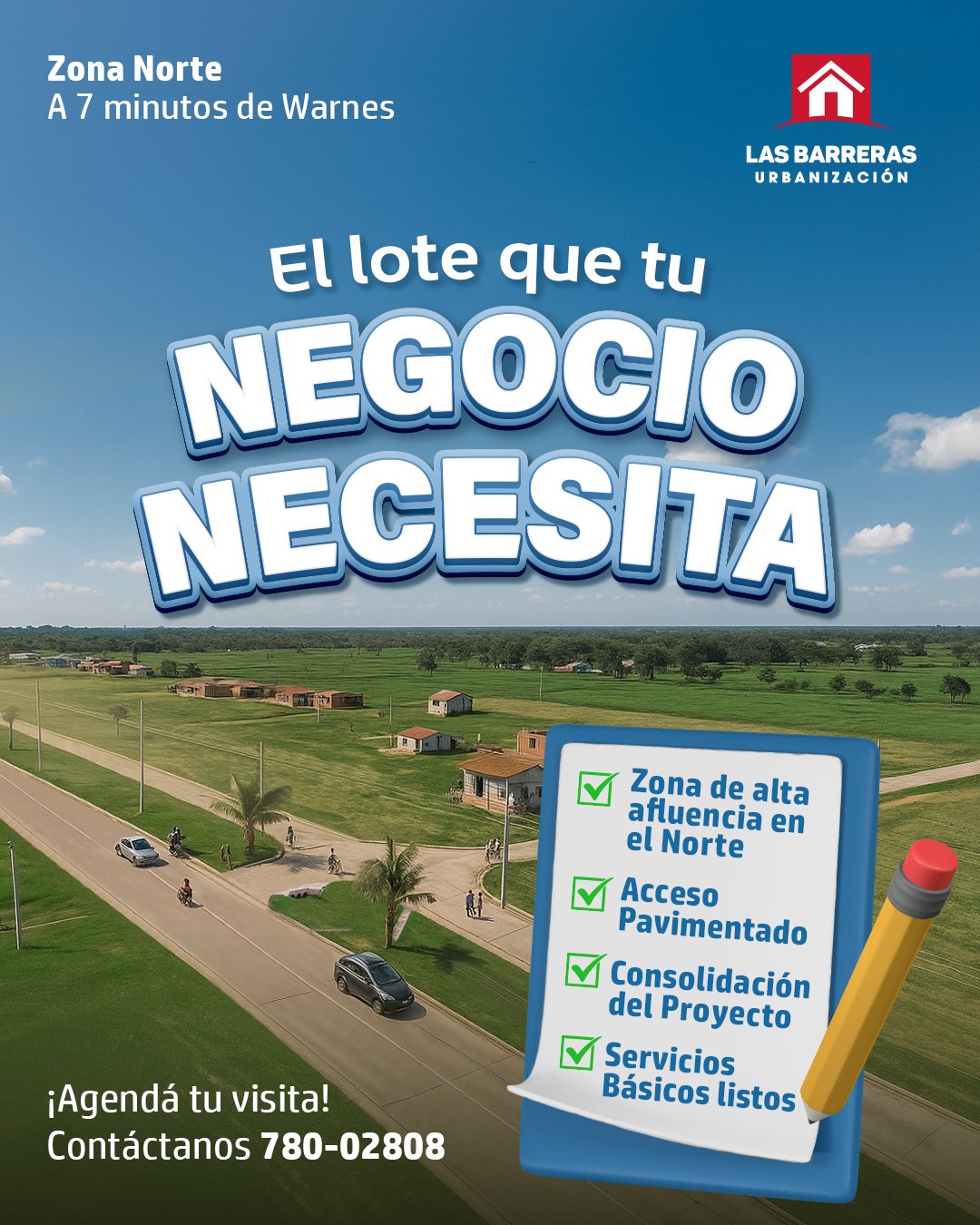 🏡 URBANIZACIÓN LAS BARRERAS – Tu lote ideal con facilidades