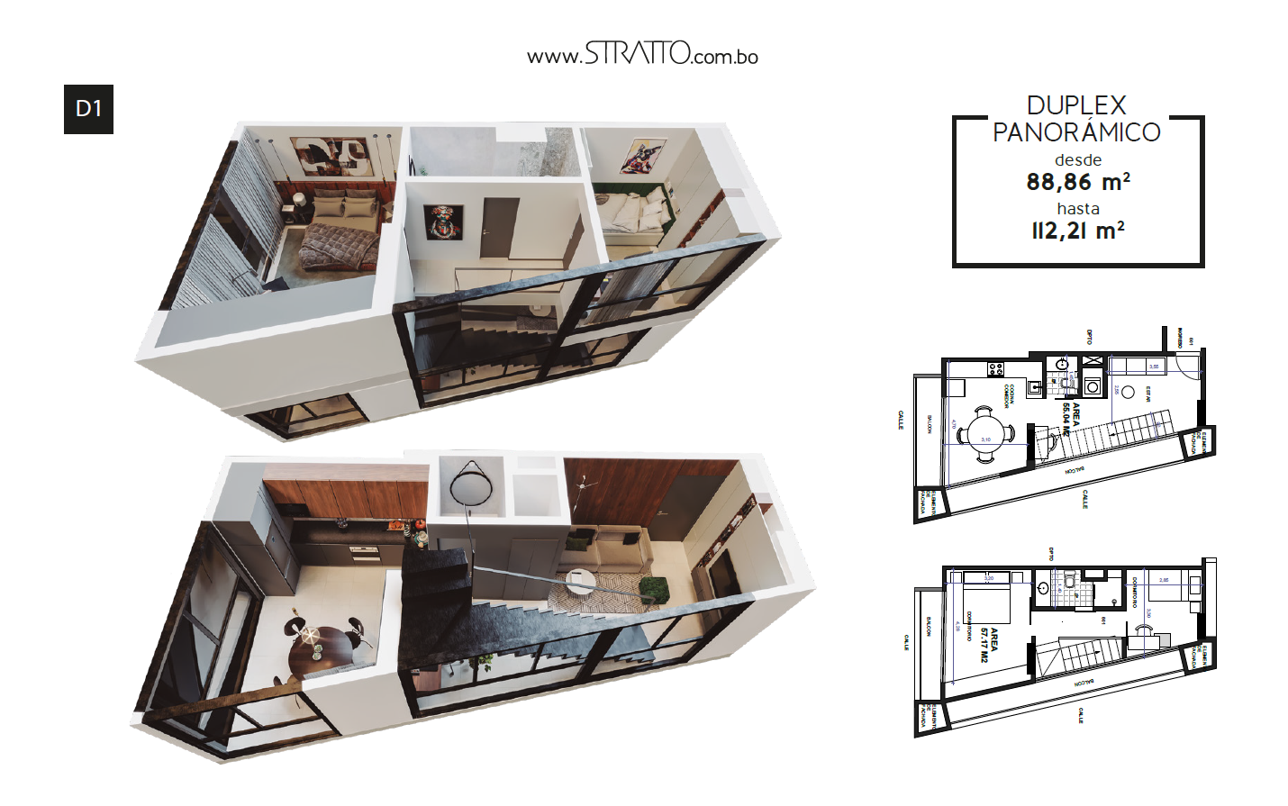  Duplex Panoramico Stratto Equipetrol