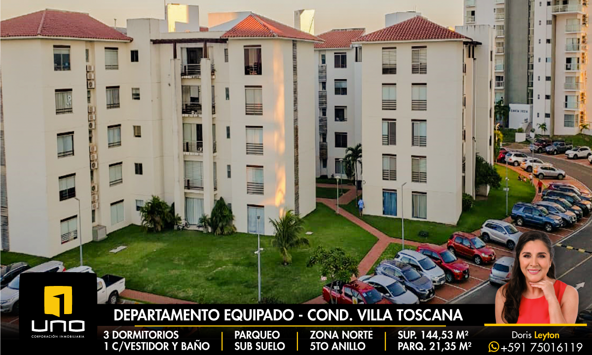 EN VENTA DEPARTAMENTO EN COND VILLA TOSCANA