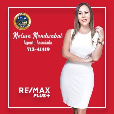 Melissa Mendizabal Bastos - REMAX Plus+ Agente Asociado.